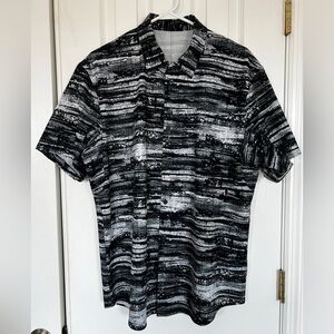 Lululemon Airing Easy short sleeve button-up shirt